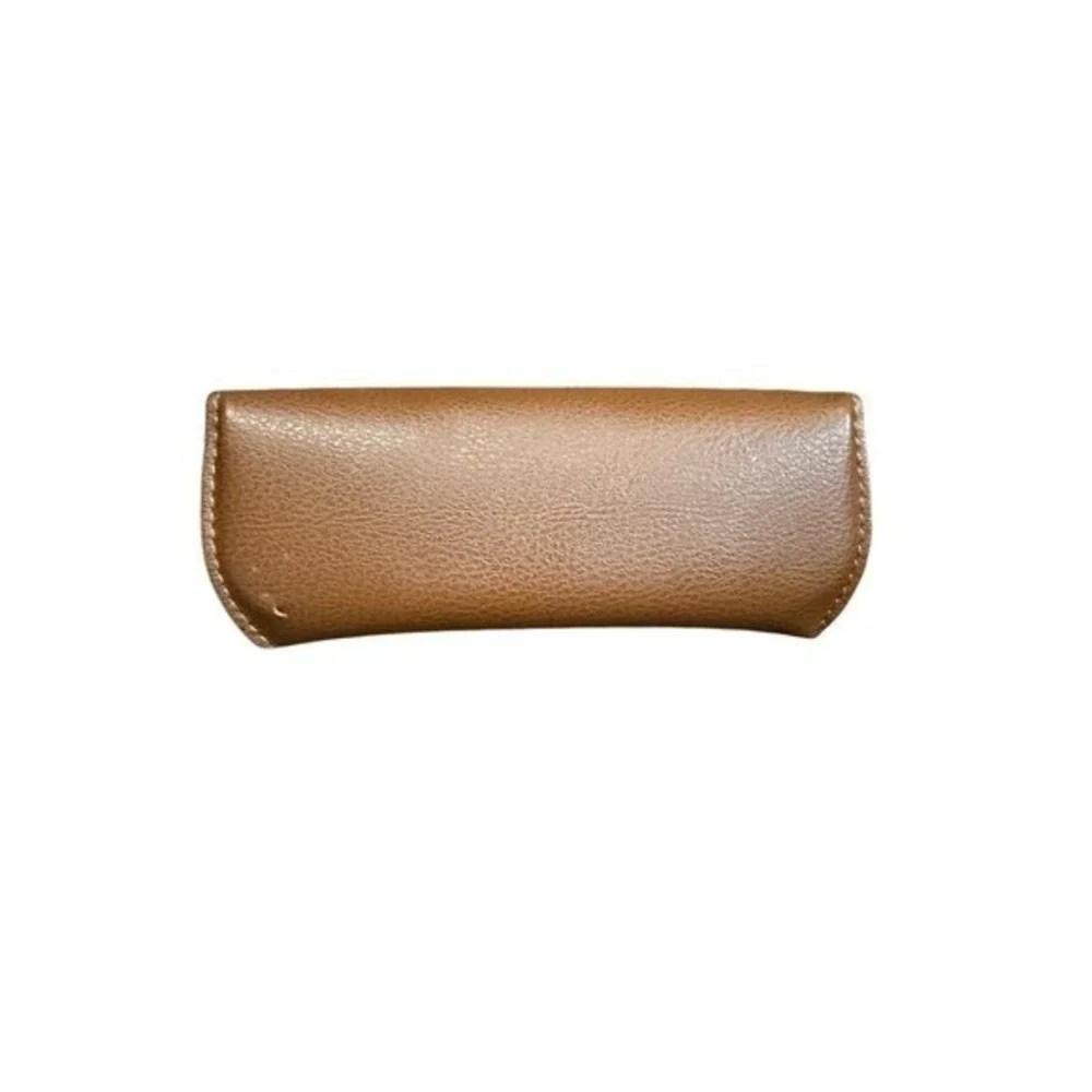 Ray-Ban Textured Brown‎ Faux Leather Sunglasses Case with Velvet Lining-Flaw